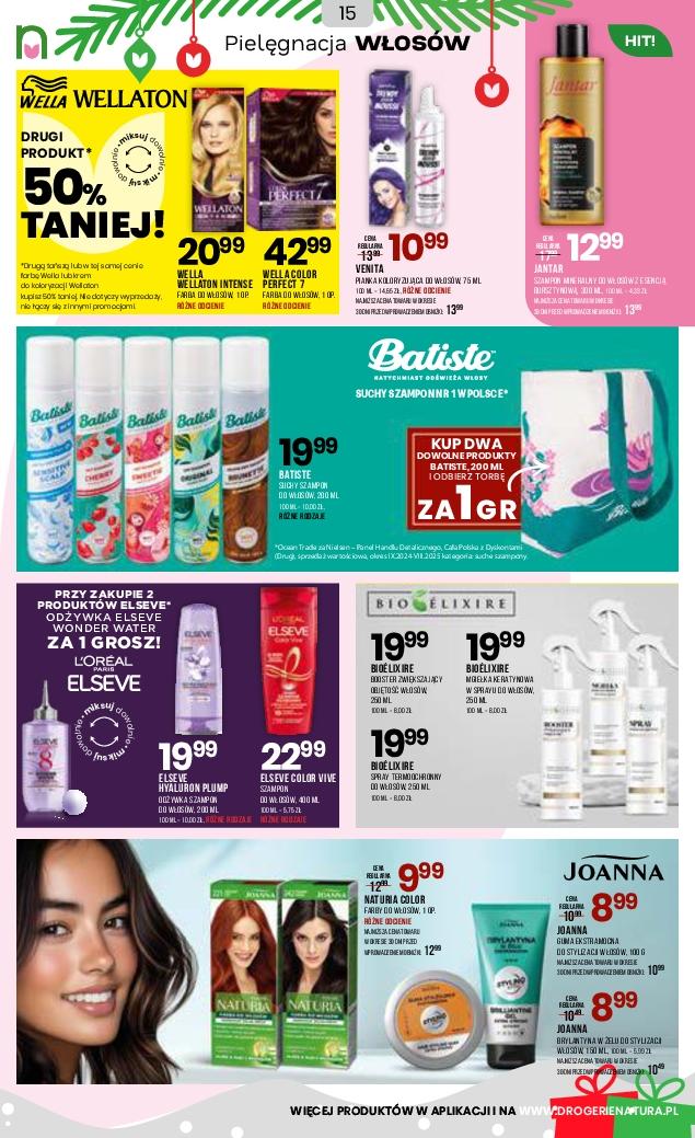 Gazetka promocyjna Drogerie Natura str. 15