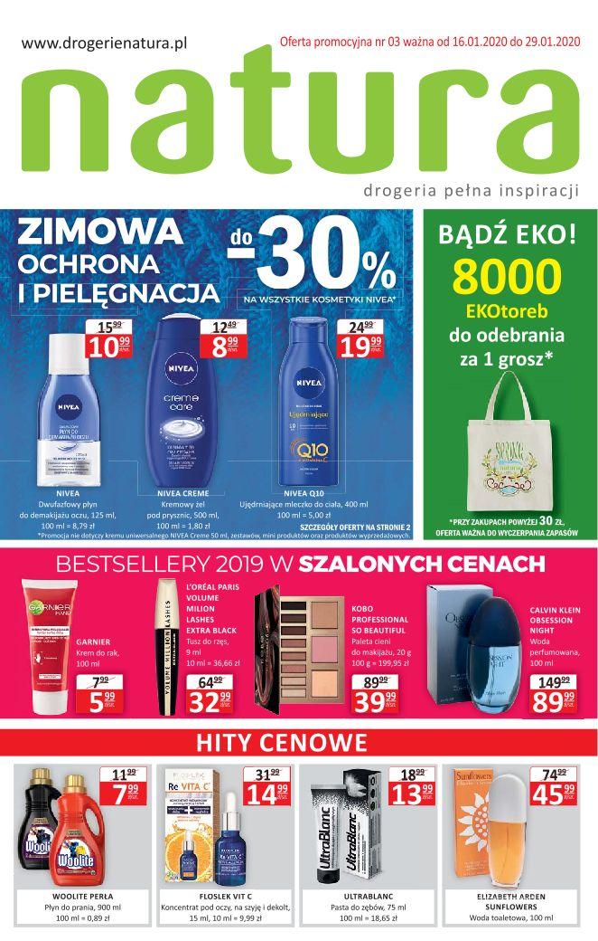 Gazetka promocyjna Drogerie Natura str. 1