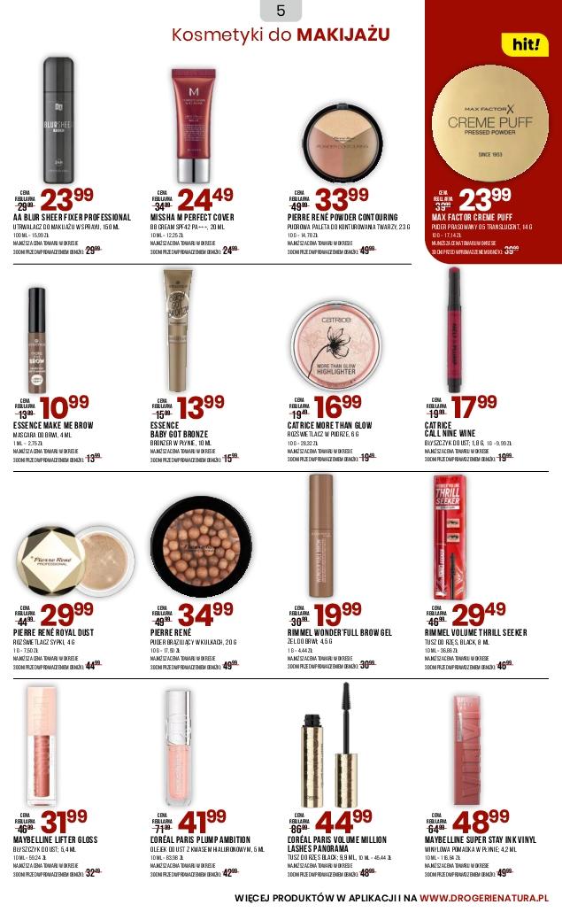 Gazetka promocyjna Drogerie Natura str. 5