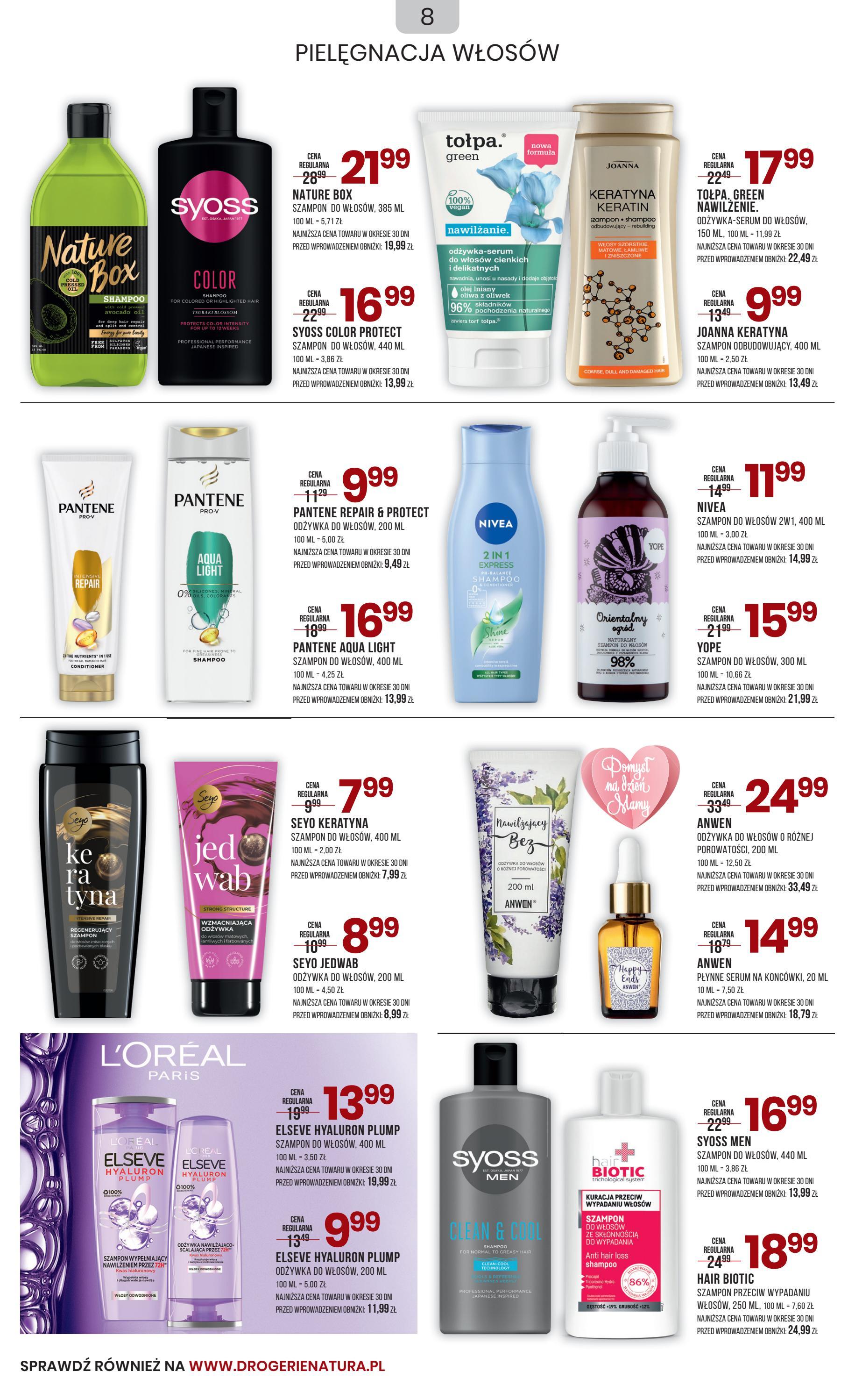 Gazetka promocyjna Drogerie Natura str. 8