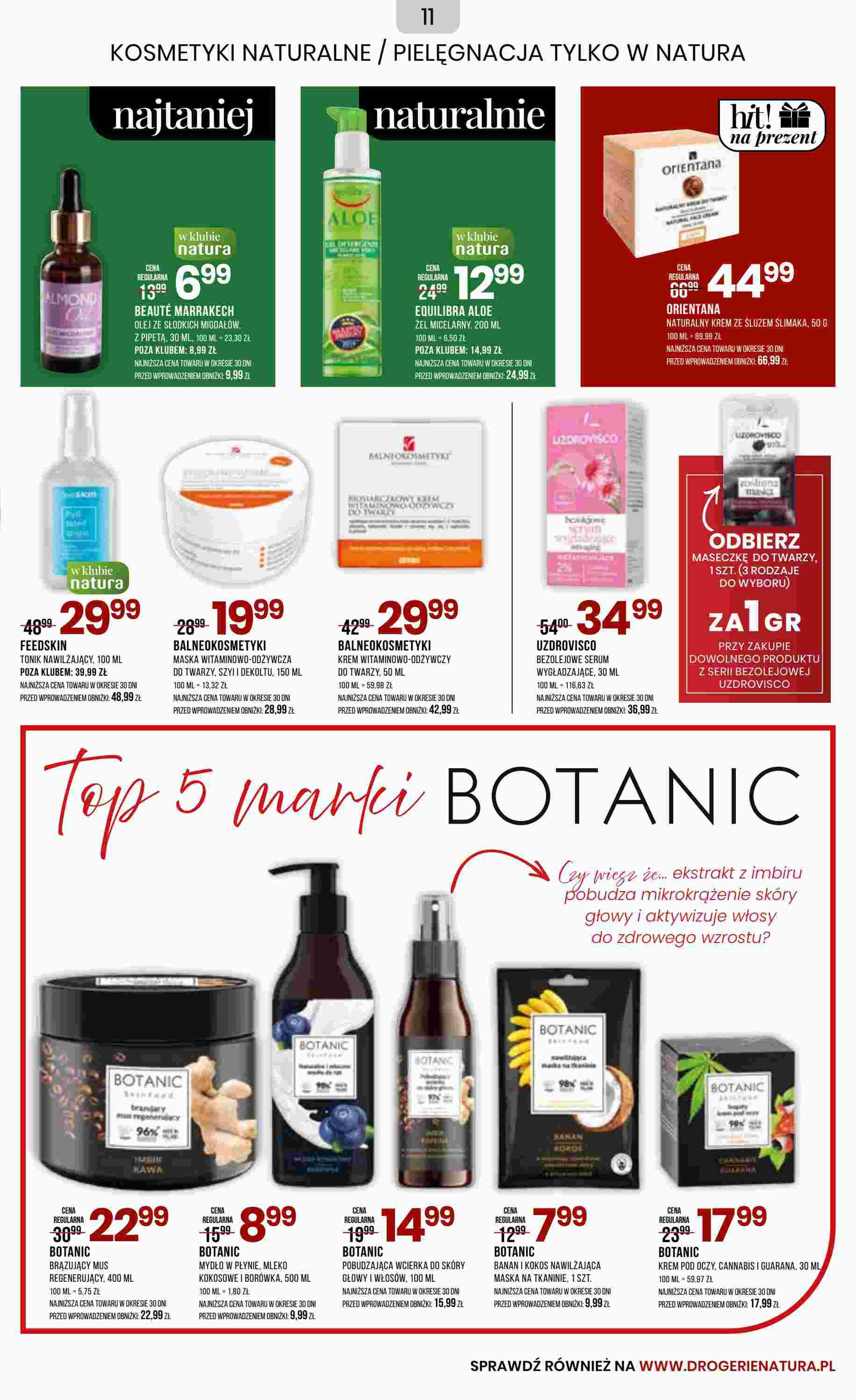 Gazetka promocyjna Drogerie Natura str. 11
