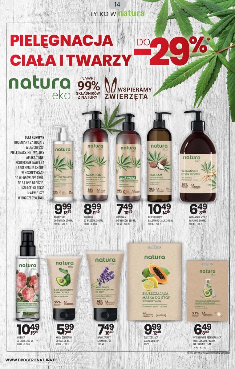 Gazetka promocyjna Drogerie Natura str. 14