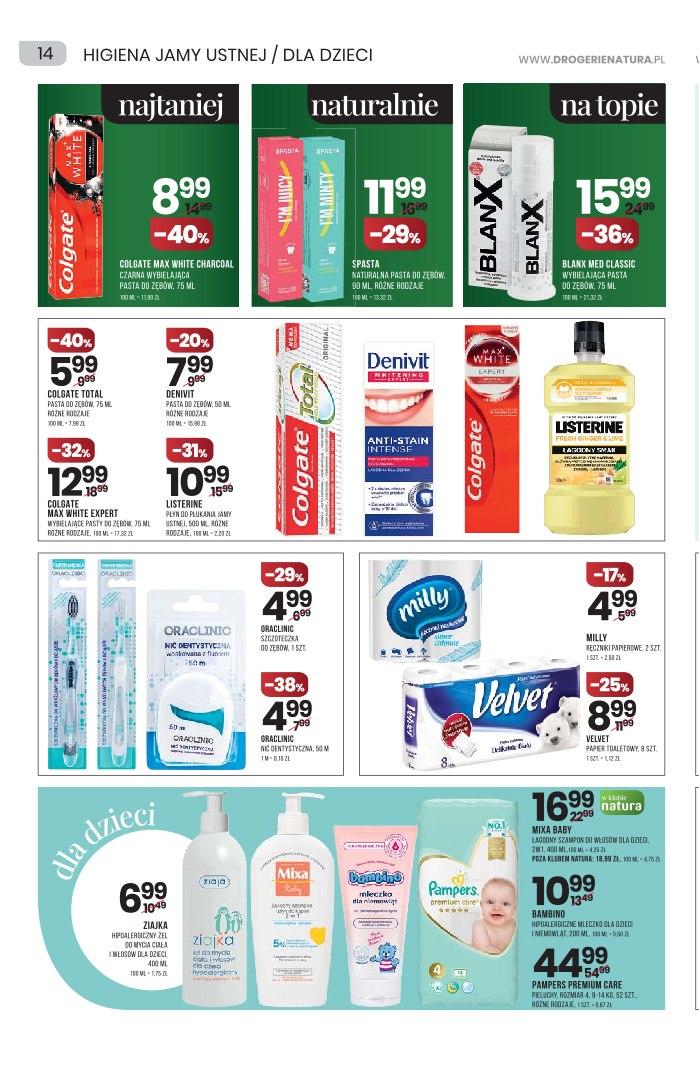 Gazetka promocyjna Drogerie Natura str. 14
