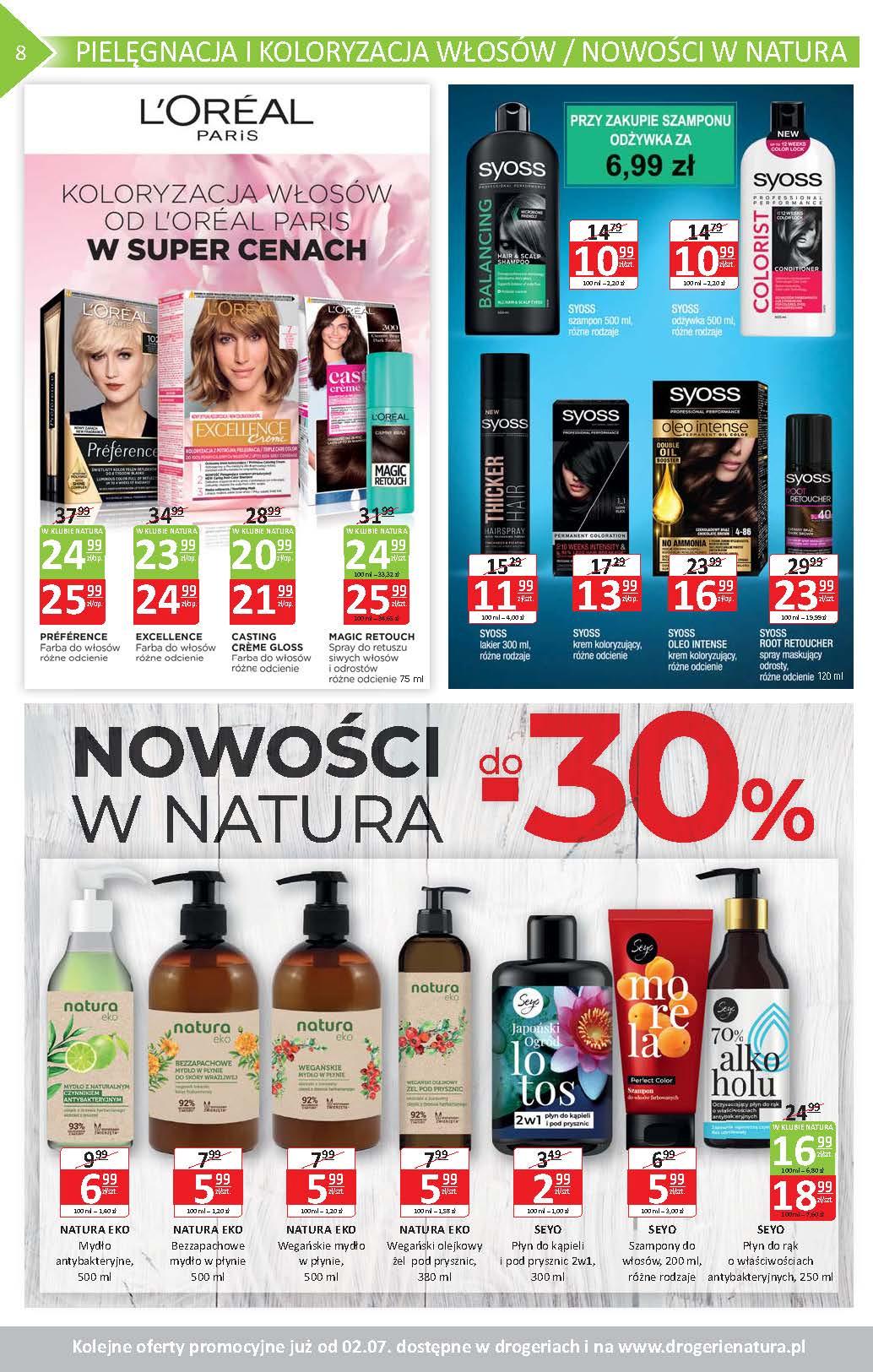 Gazetka promocyjna Drogerie Natura str. 8