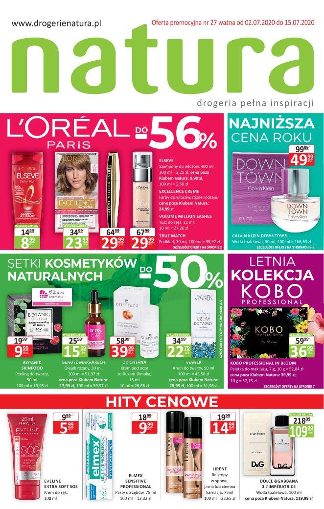 Gazetka promocyjna Drogerie Natura str. 1
