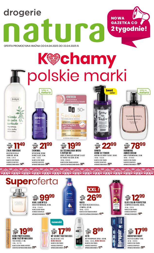 Gazetka promocyjna Drogerie Natura str. 1