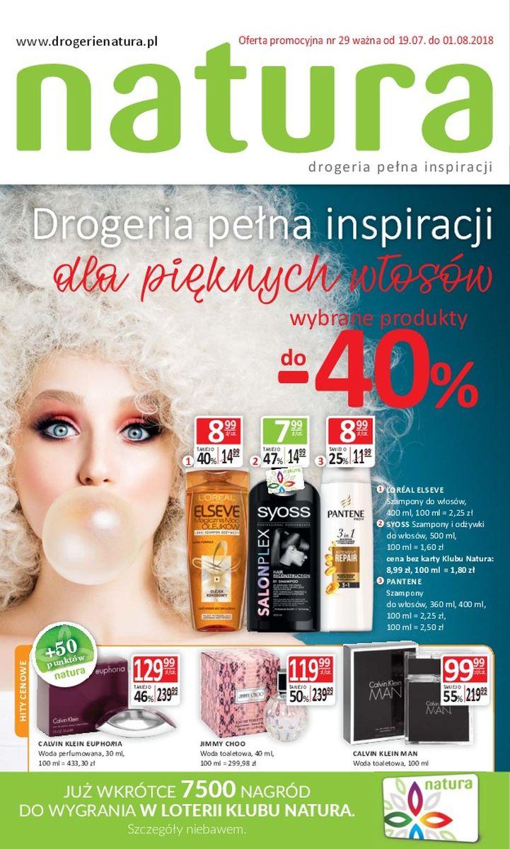 Gazetka promocyjna Drogerie Natura str. 1