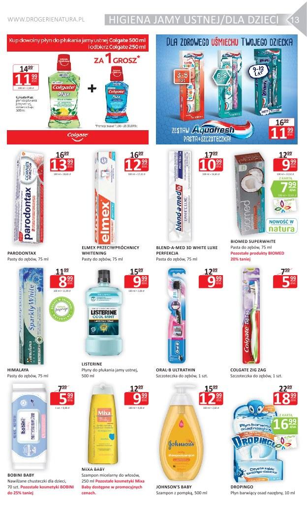 Gazetka promocyjna Drogerie Natura str. 13