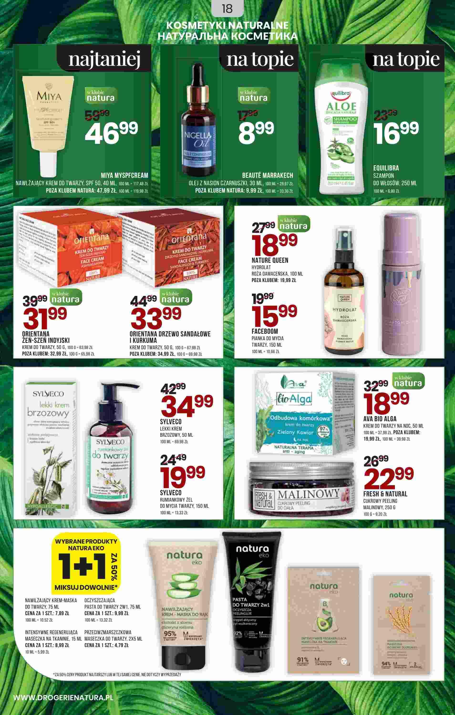 Gazetka promocyjna Drogerie Natura str. 18