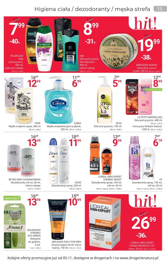Gazetka promocyjna Drogerie Natura str. 13