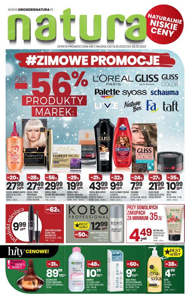 Gazetka promocyjna Drogerie Natura str. 1