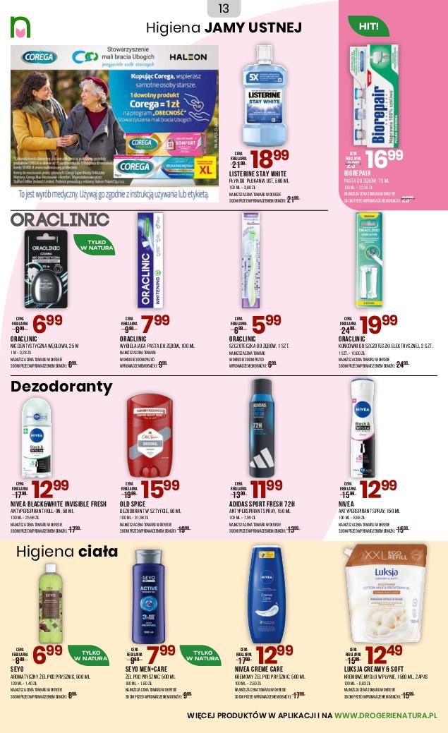 Gazetka promocyjna Drogerie Natura str. 13