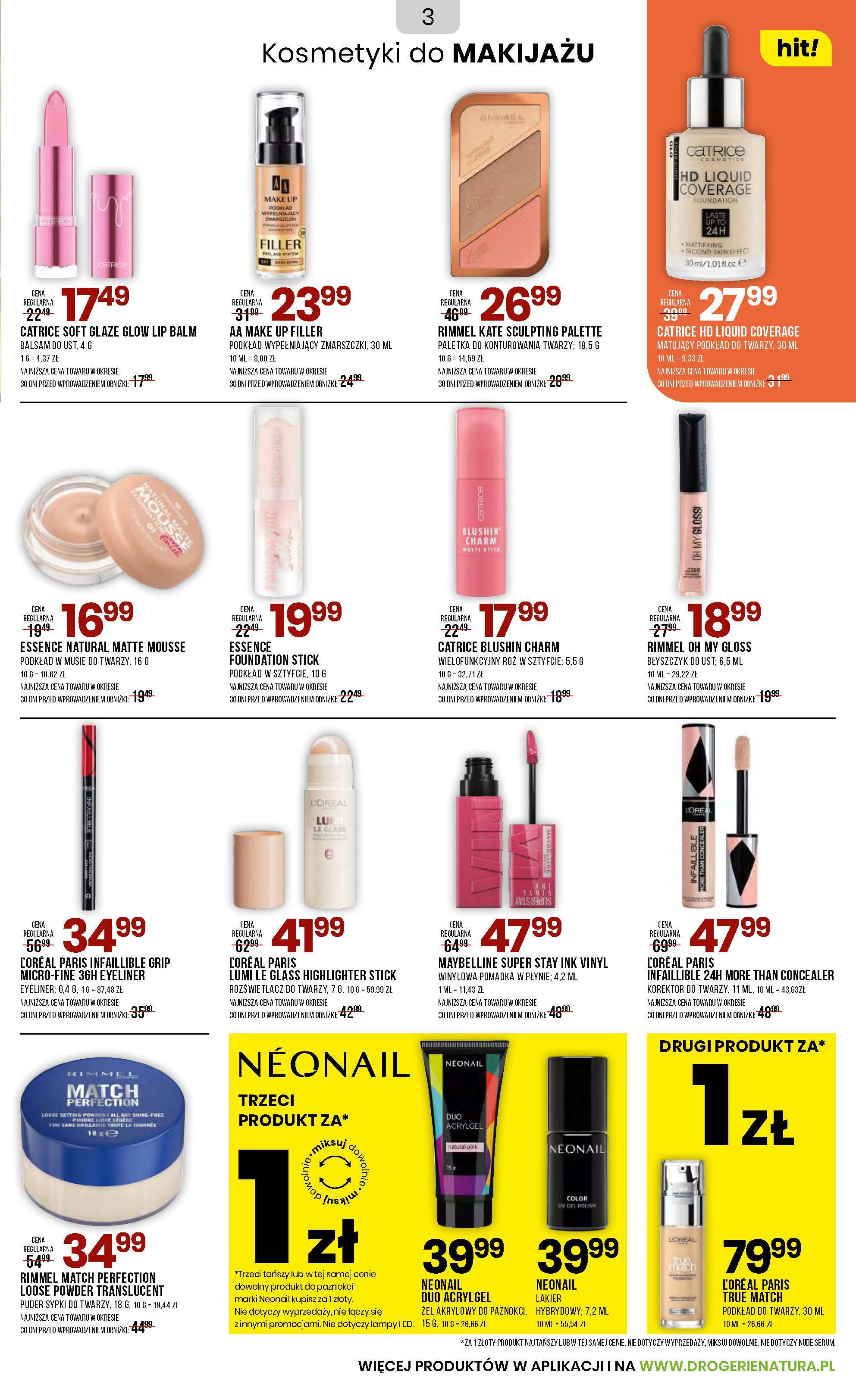 Gazetka promocyjna Drogerie Natura str. 3