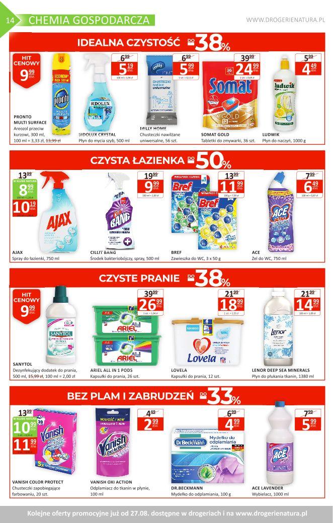 Gazetka promocyjna Drogerie Natura str. 14