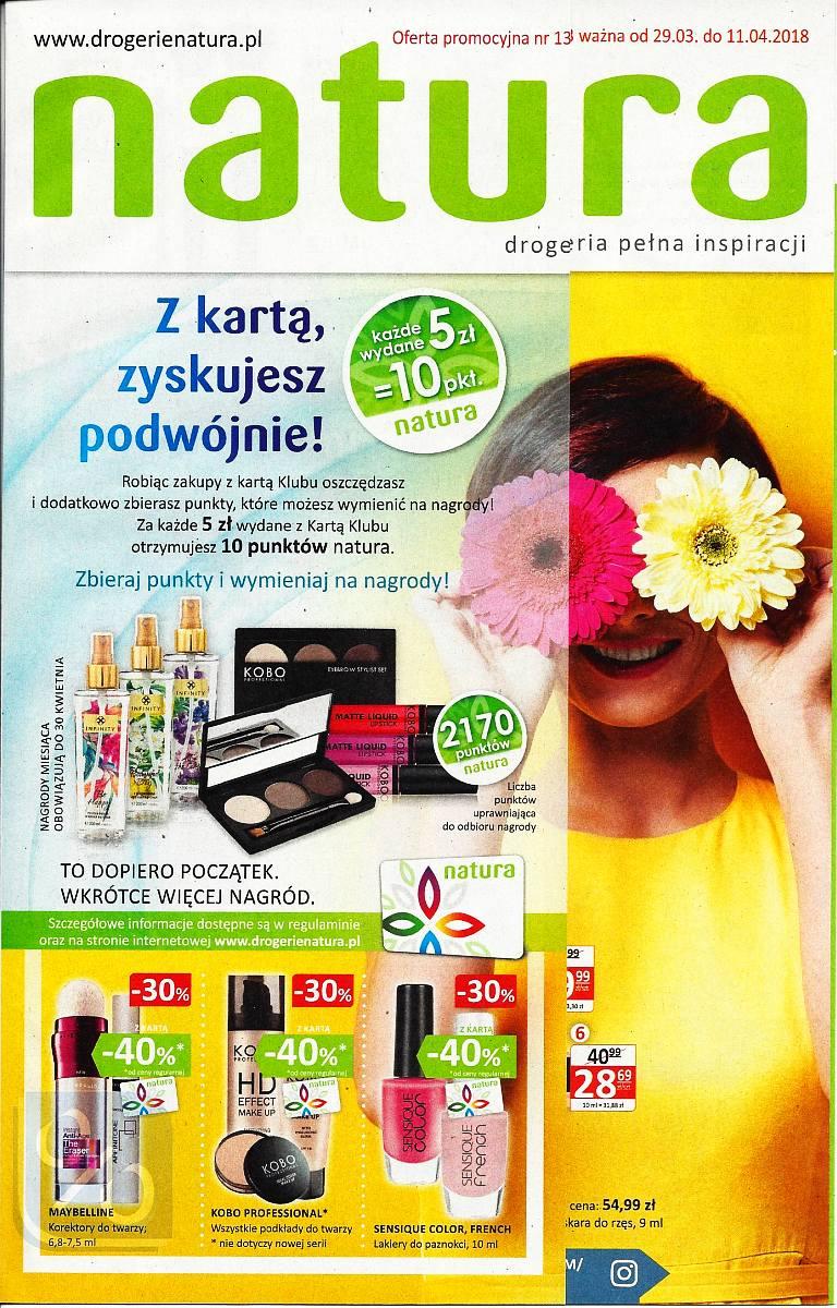 Gazetka promocyjna Drogerie Natura str. 1