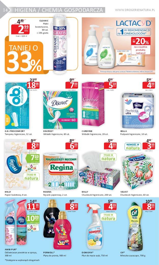 Gazetka promocyjna Drogerie Natura str. 14