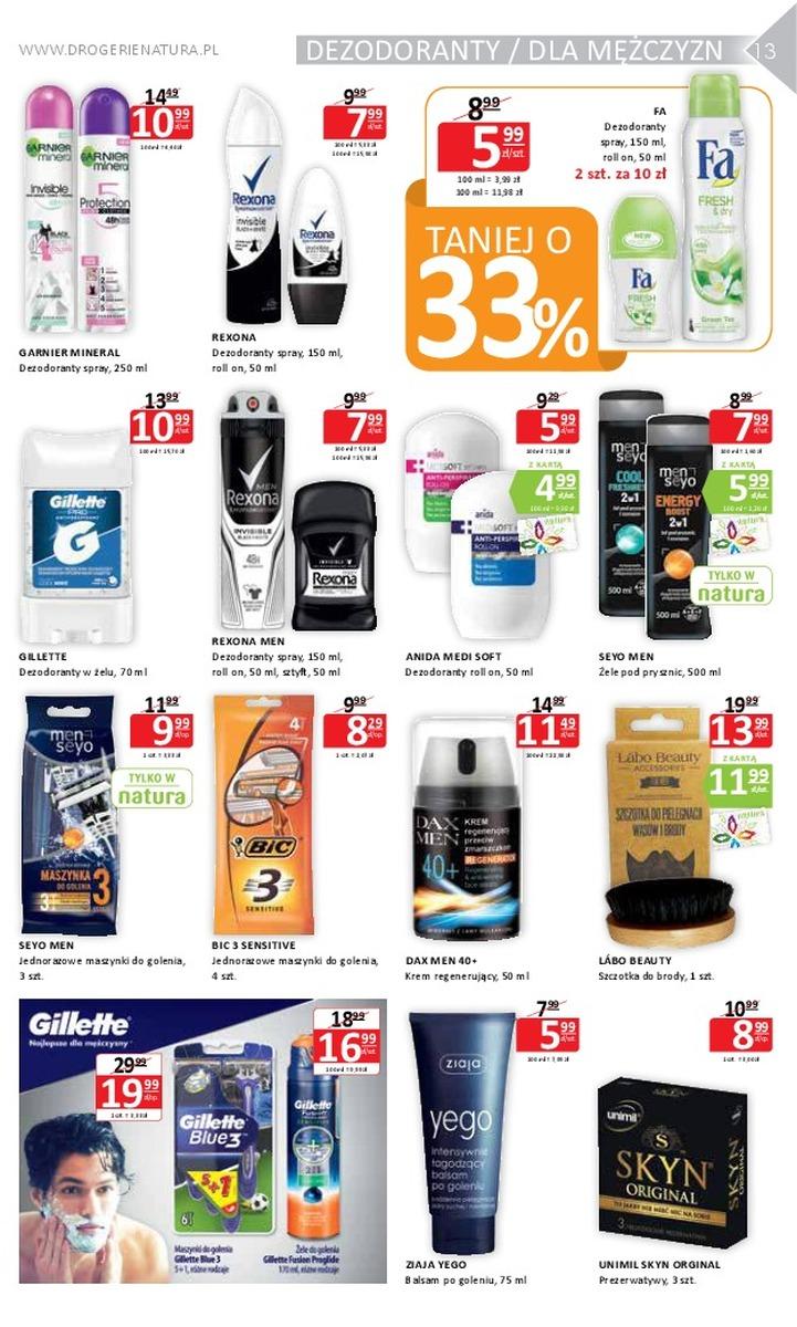 Gazetka promocyjna Drogerie Natura str. 13