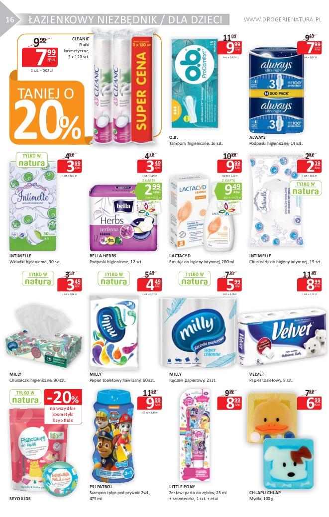 Gazetka promocyjna Drogerie Natura str. 16
