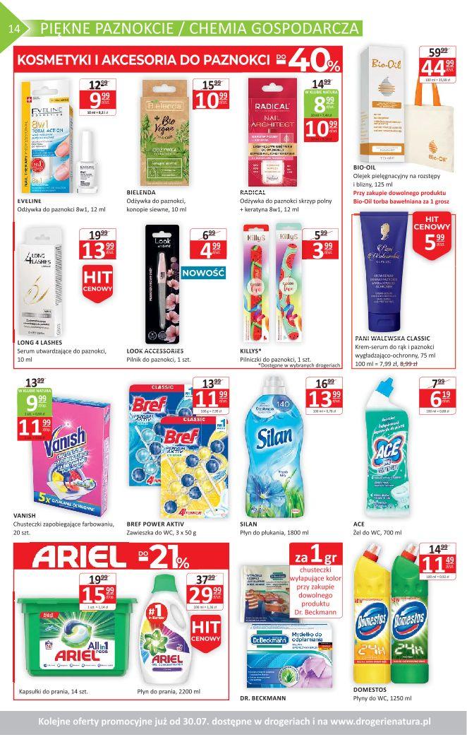 Gazetka promocyjna Drogerie Natura str. 14