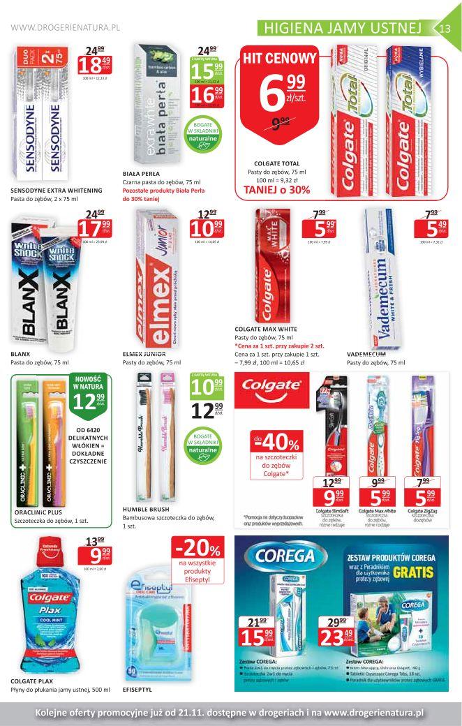 Gazetka promocyjna Drogerie Natura str. 13