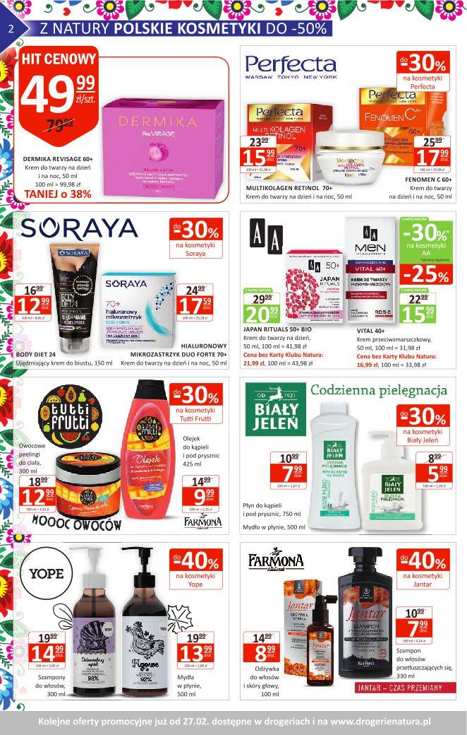 Gazetka promocyjna Drogerie Natura str. 2