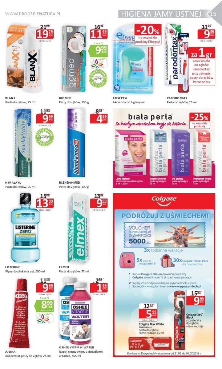 Gazetka promocyjna Drogerie Natura str. 15