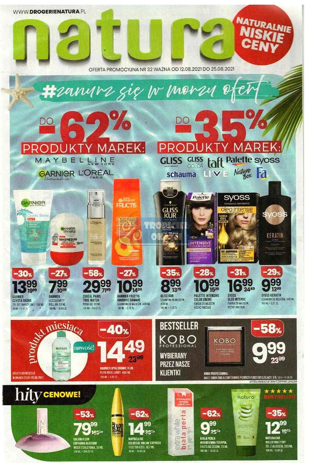 Gazetka promocyjna Drogerie Natura str. 1