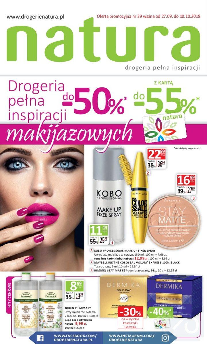 Gazetka promocyjna Drogerie Natura str. 1