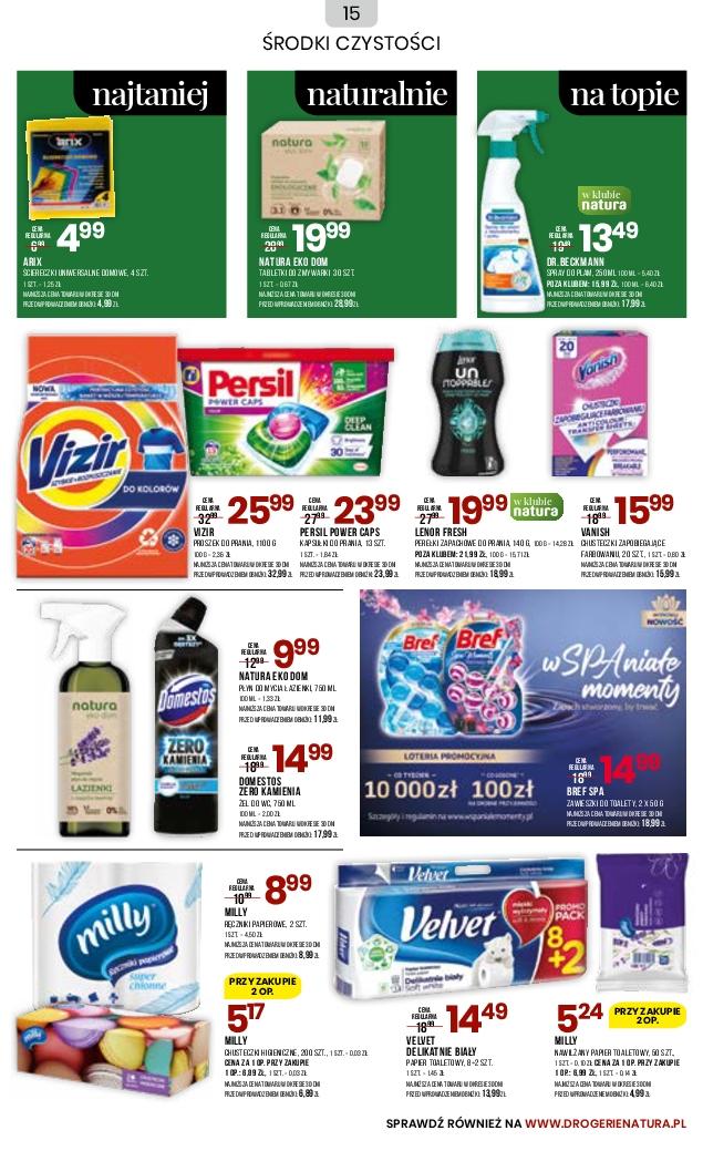 Gazetka promocyjna Drogerie Natura str. 15