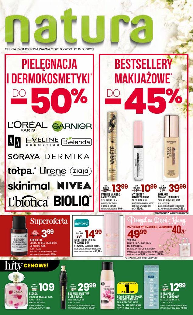 Gazetka promocyjna Drogerie Natura str. 1