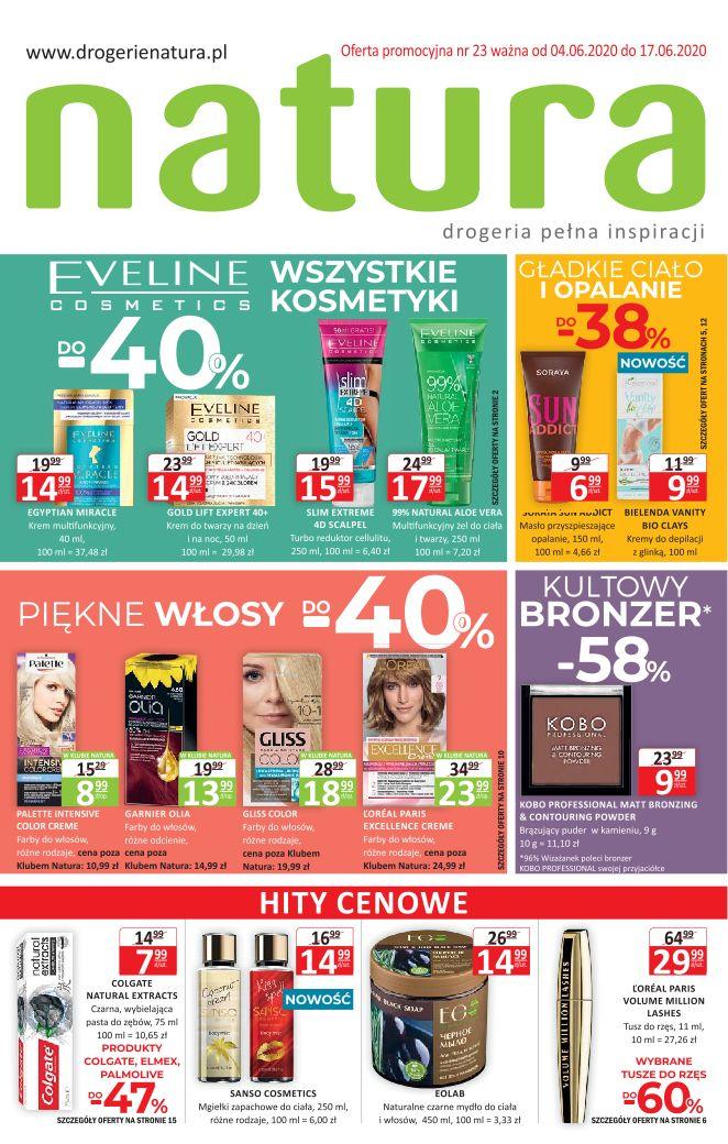 Gazetka promocyjna Drogerie Natura str. 1