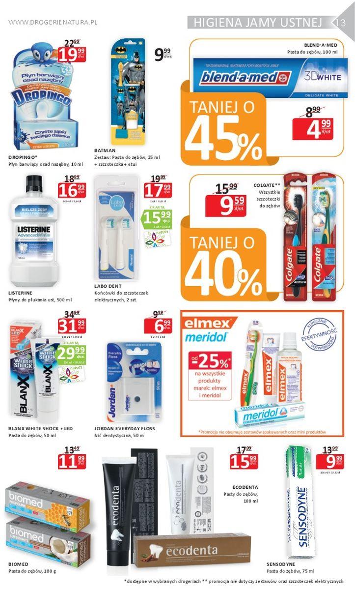 Gazetka promocyjna Drogerie Natura str. 13