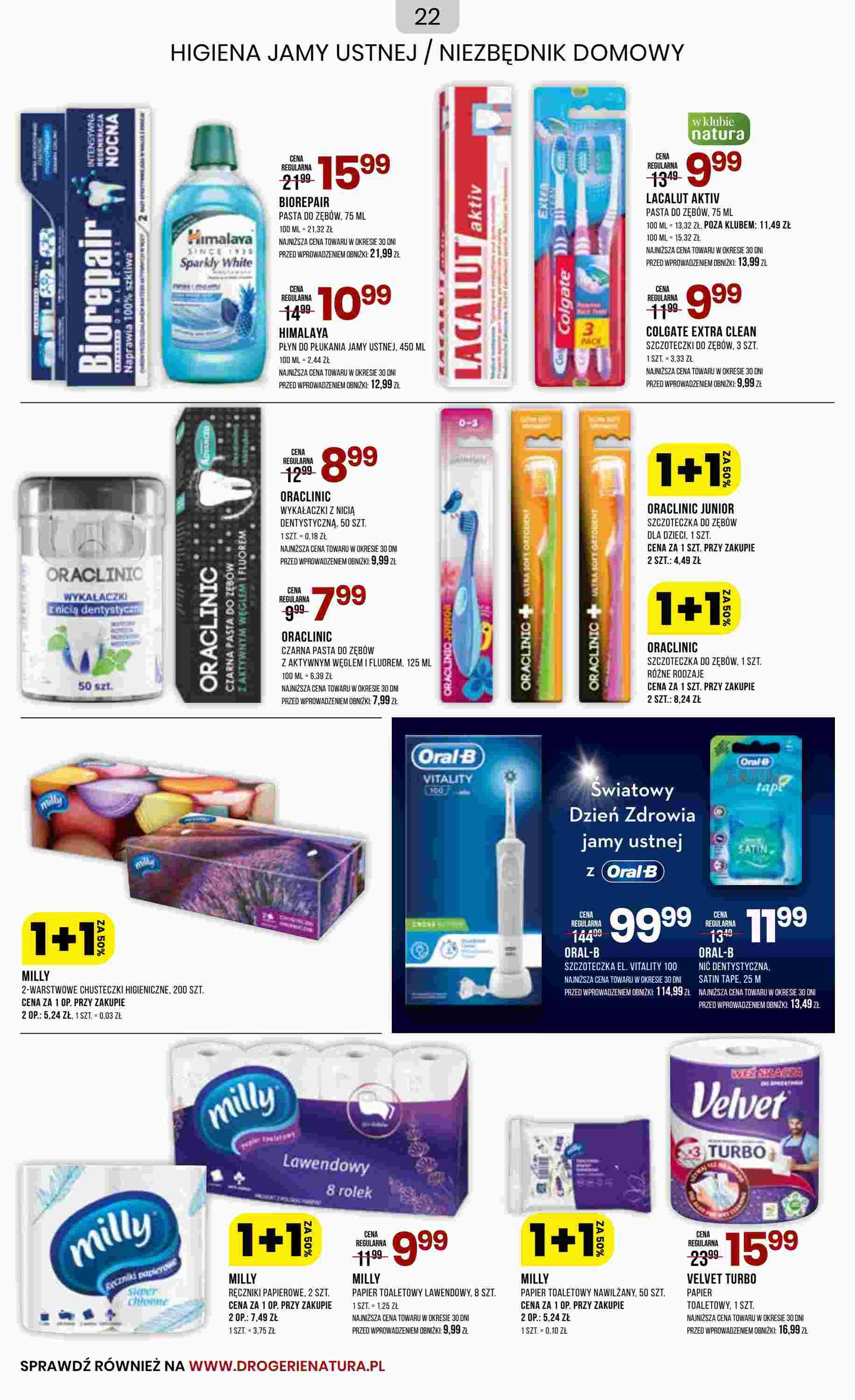 Gazetka promocyjna Drogerie Natura str. 22