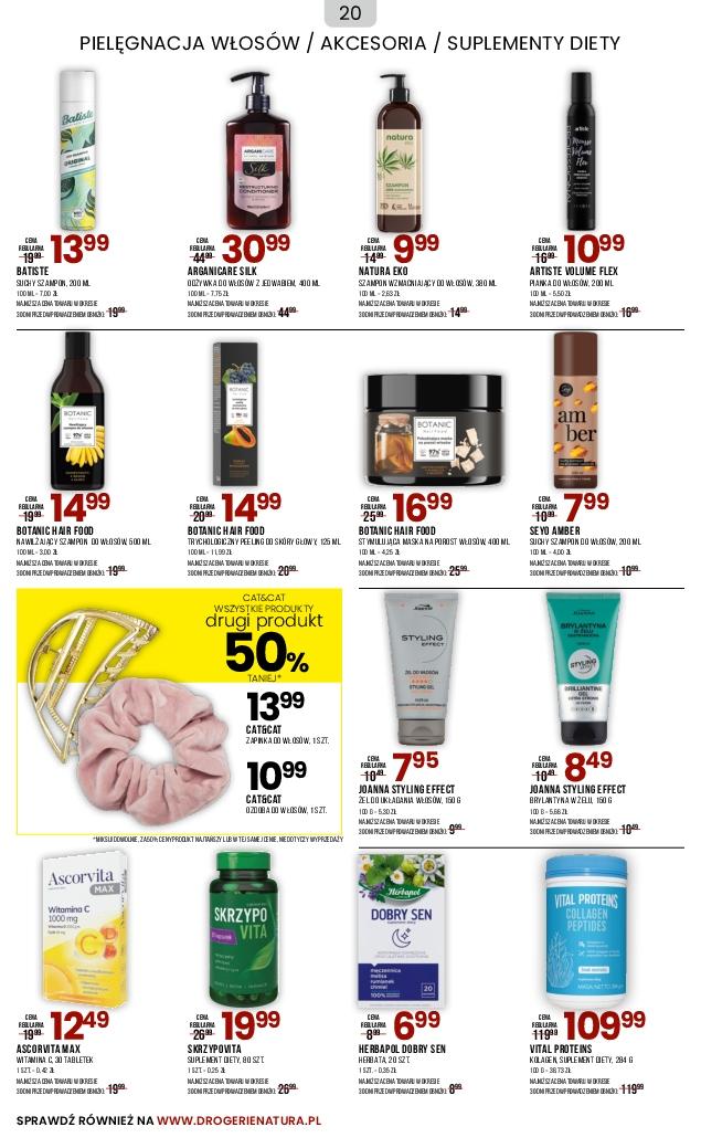 Gazetka promocyjna Drogerie Natura str. 20