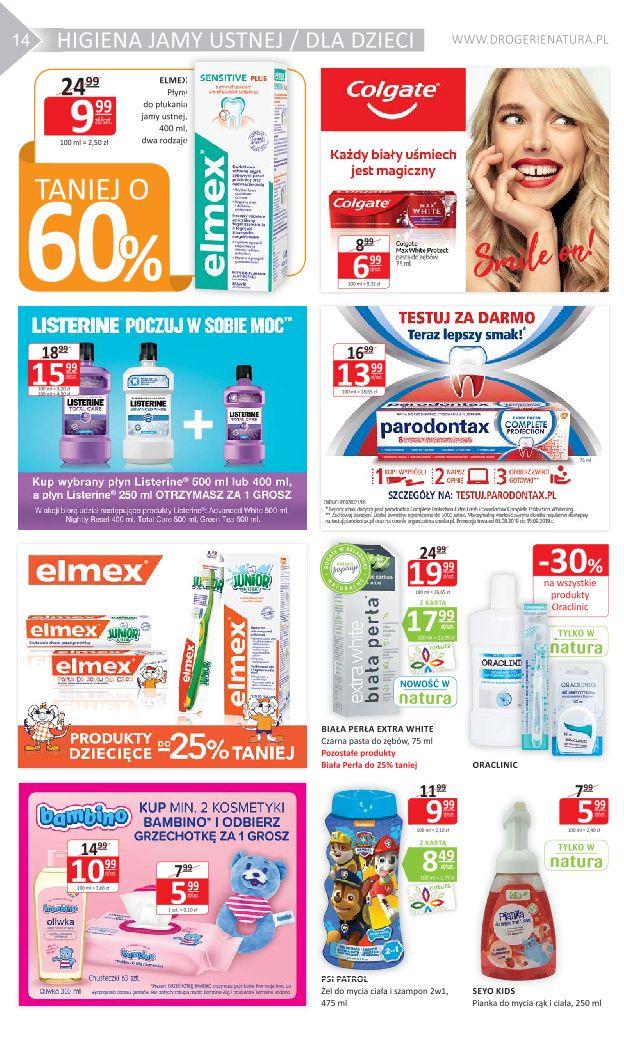 Gazetka promocyjna Drogerie Natura str. 14