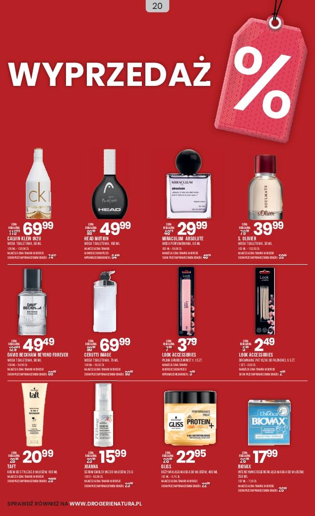 Gazetka promocyjna Drogerie Natura str. 20