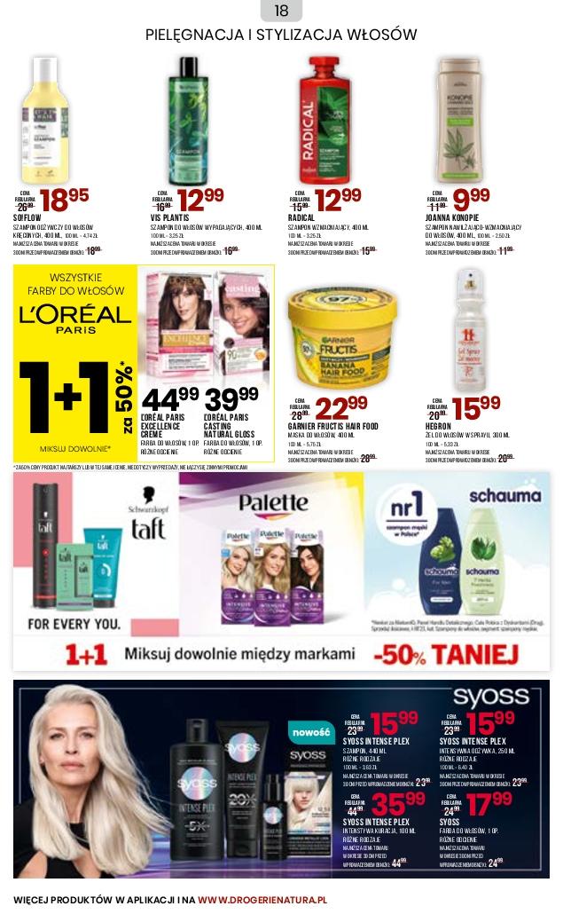 Gazetka promocyjna Drogerie Natura str. 18