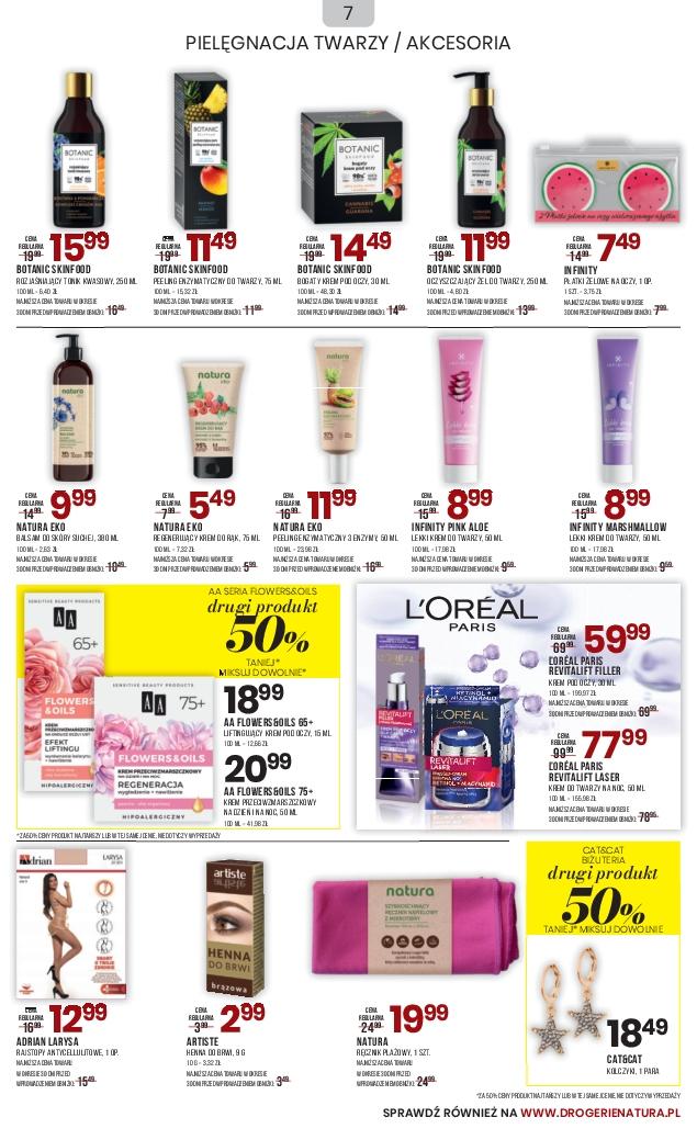 Gazetka promocyjna Drogerie Natura str. 7