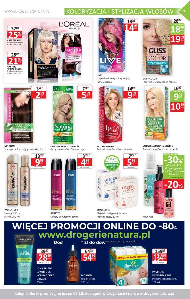 Gazetka promocyjna Drogerie Natura str. 13