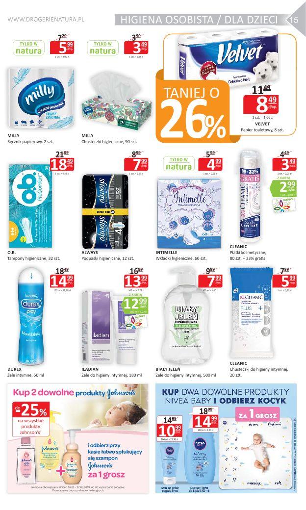 Gazetka promocyjna Drogerie Natura str. 15