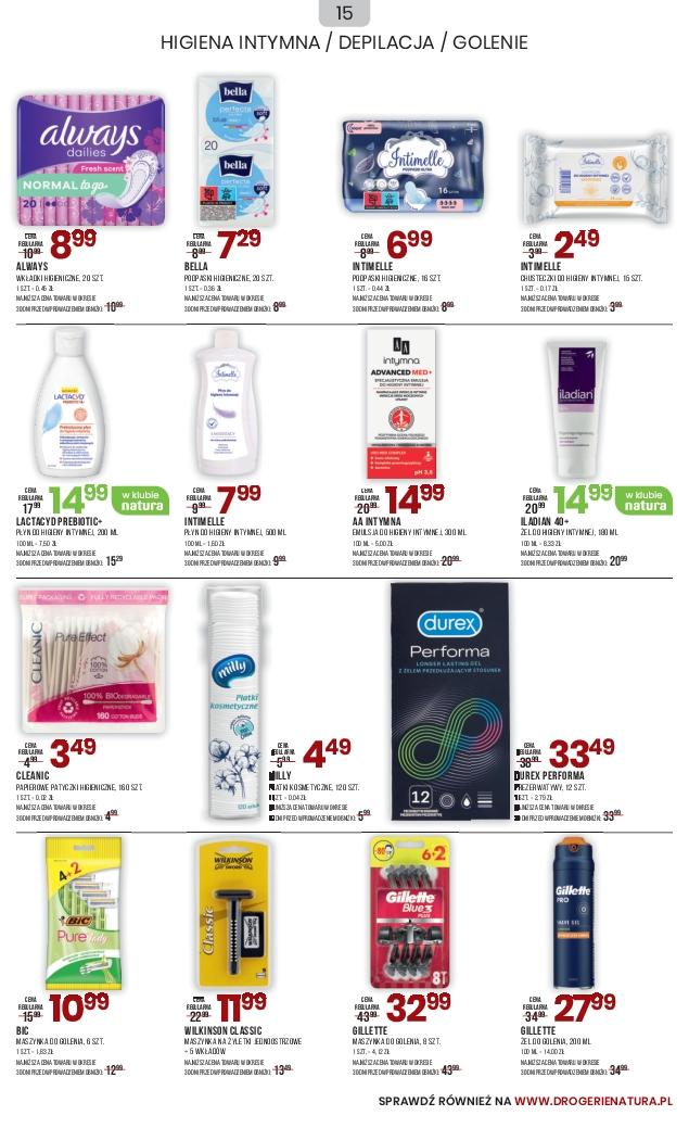 Gazetka promocyjna Drogerie Natura str. 15