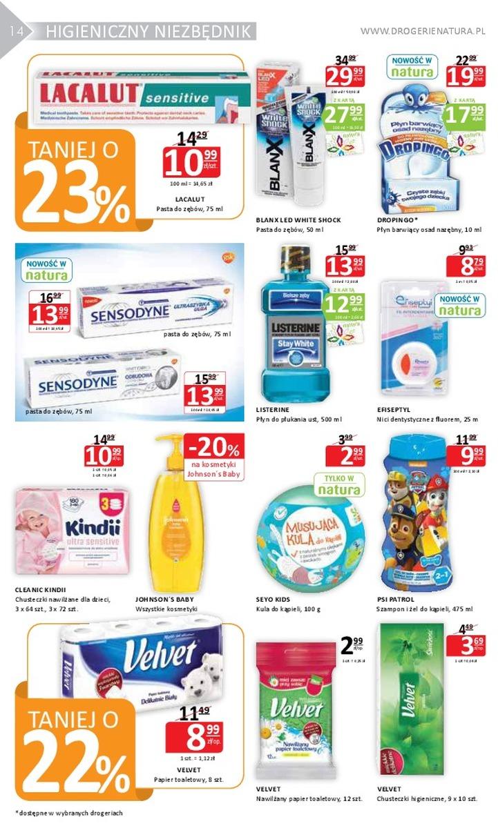 Gazetka promocyjna Drogerie Natura str. 14