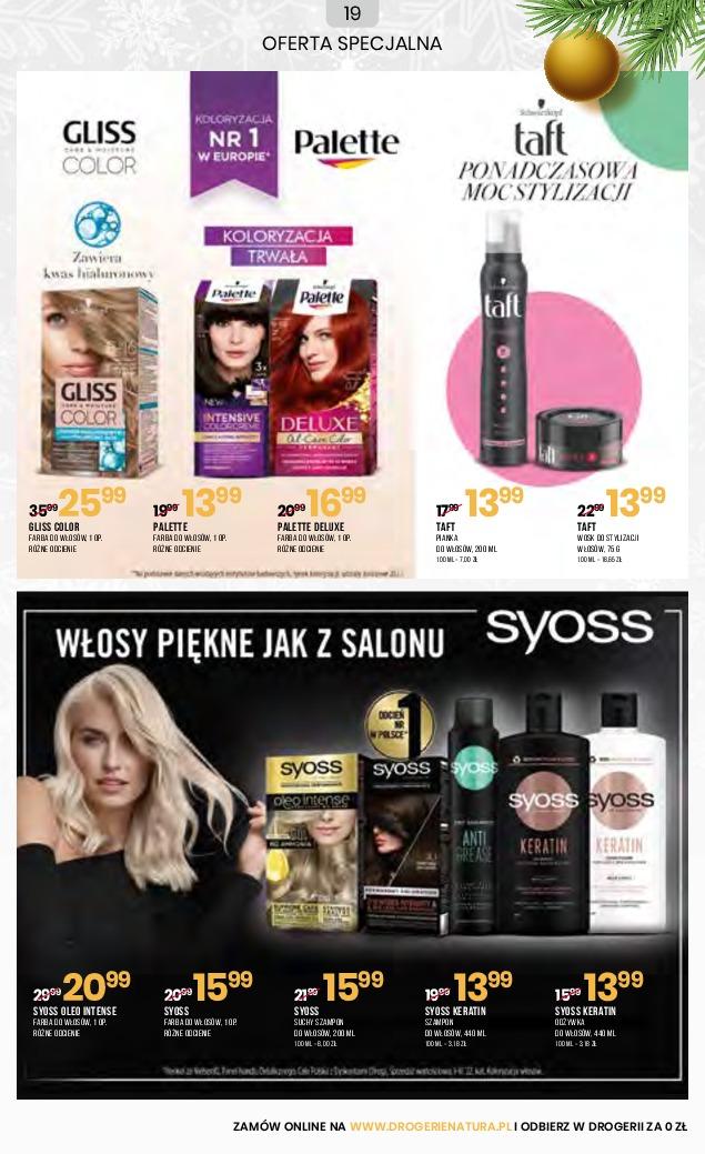 Gazetka promocyjna Drogerie Natura str. 19