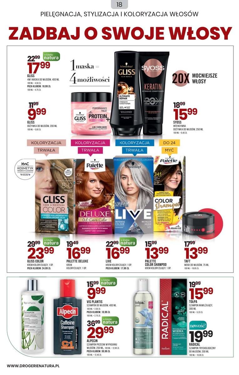 Gazetka promocyjna Drogerie Natura str. 18