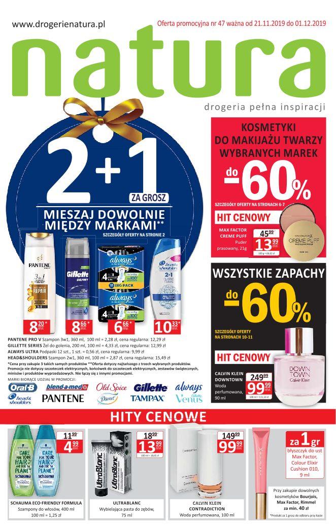 Gazetka promocyjna Drogerie Natura str. 1