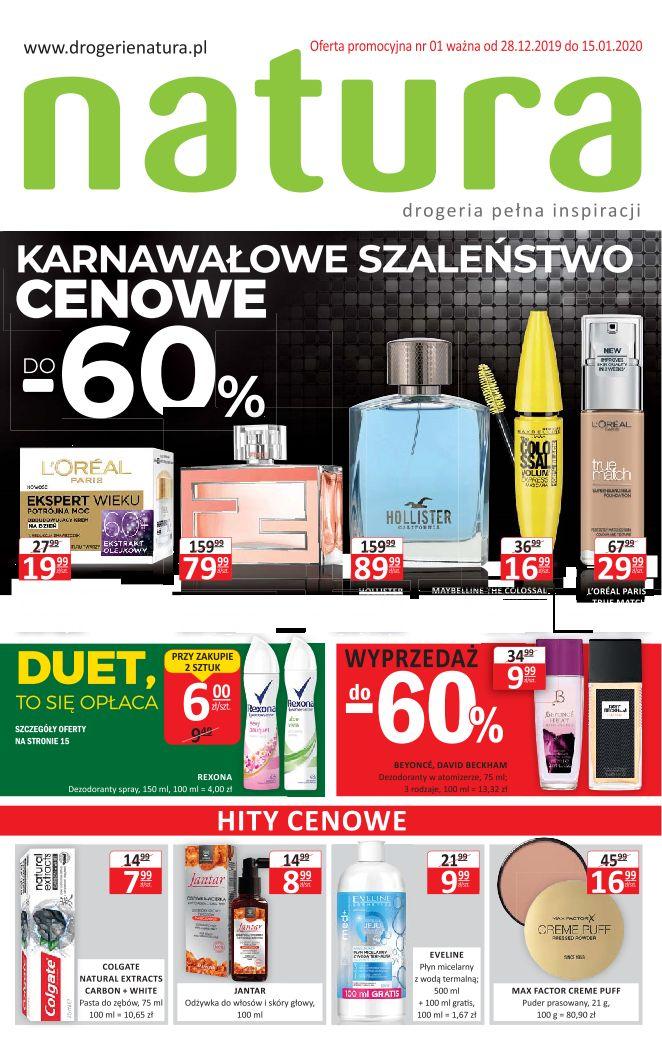 Gazetka promocyjna Drogerie Natura str. 1