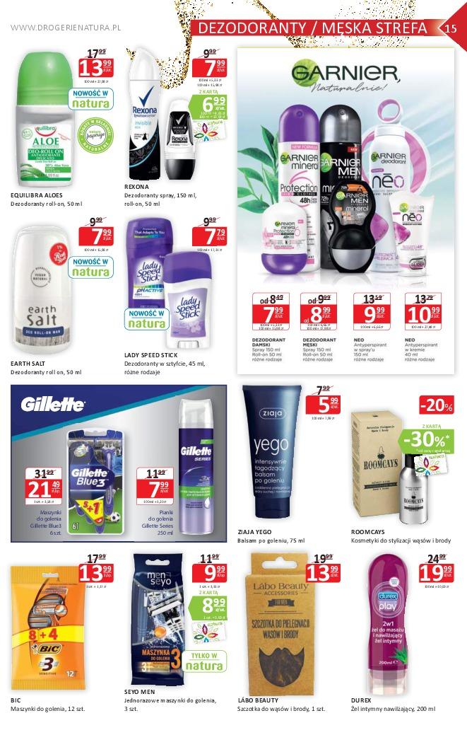 Gazetka promocyjna Drogerie Natura str. 15