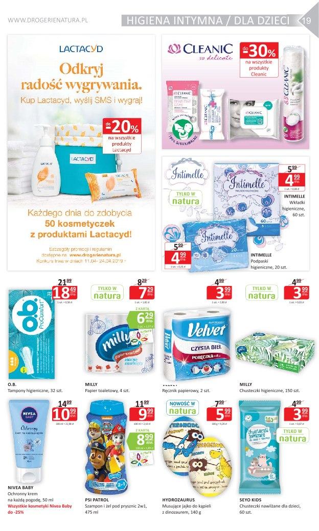 Gazetka promocyjna Drogerie Natura str. 19