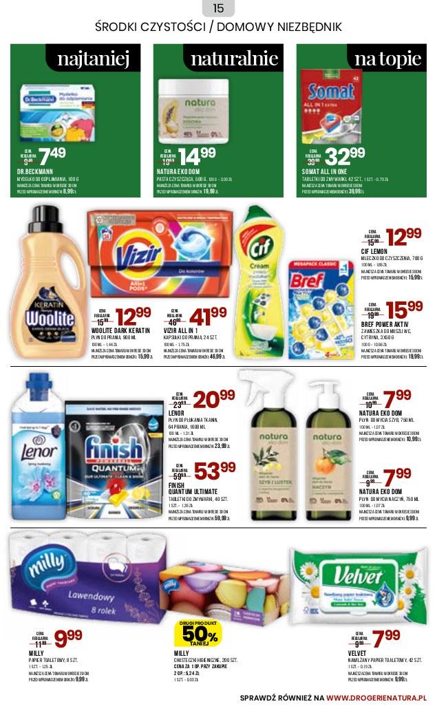 Gazetka promocyjna Drogerie Natura str. 15