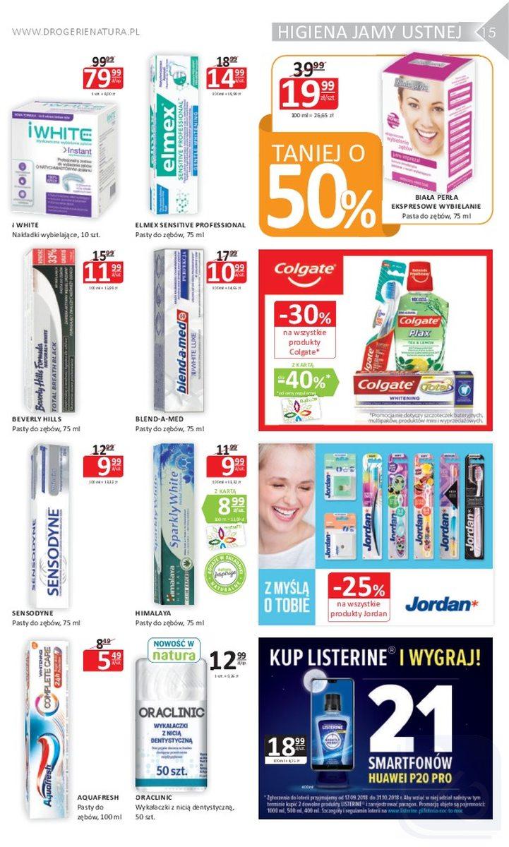 Gazetka promocyjna Drogerie Natura str. 15